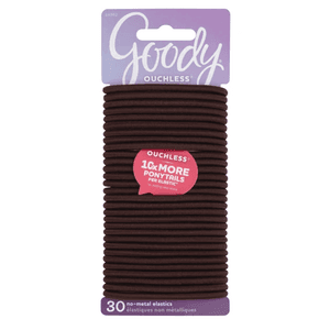 4mm Ouchless Ponly Elastic, Brown 30 ct.